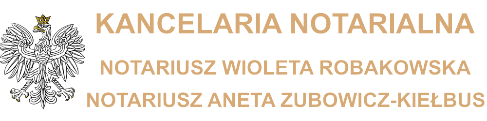 Logo - Kancelaria Notarialna w Żyrardowie Notariusz Wioleta Robakowska Notariusz Aneta Zubowicz-Kiełbus Spółka Cywilna